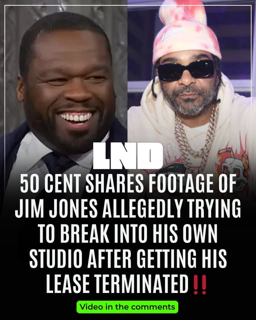 50 Cent Posts Clip of Jim Jones Allegedly Breaking Into Studios