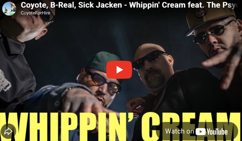 Coyote, B-Real, Sick Jacken – Whippin’ Cream (video)