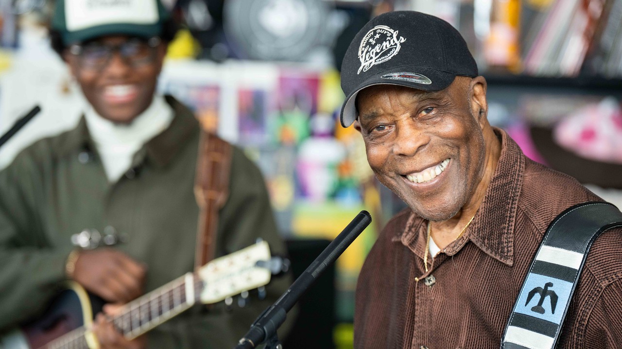 Passing The Torch! Living Legend Buddy Guy Makes Tiny Desk Debut With ‘Sinners’ Star Miles Caton