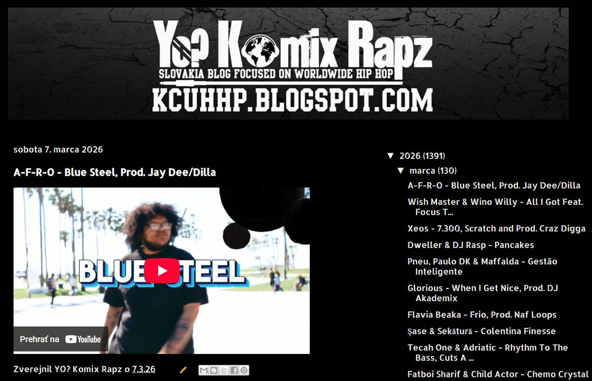 A-F-R-O – Blue Steel (prod. by Jay Dee / Dilla)