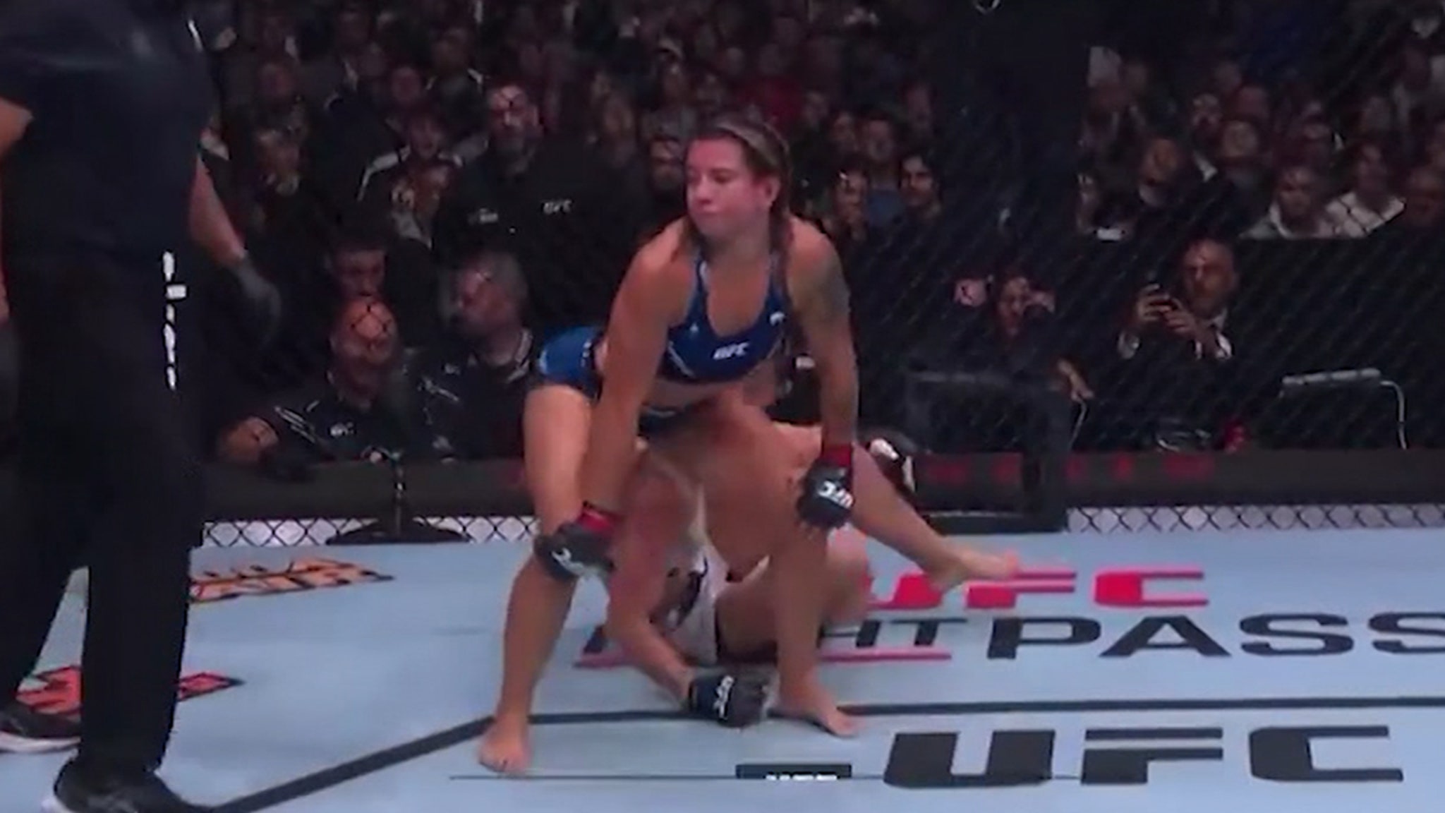 Ailin Perez Celebrates UFC Mexico Win By Twerking By Her Beaten Opponent