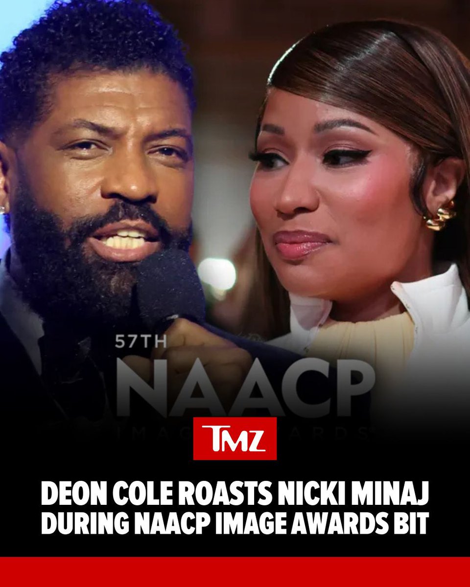 Deon Cole Roasts Nicki Minaj During NAACP Image Awards Bit