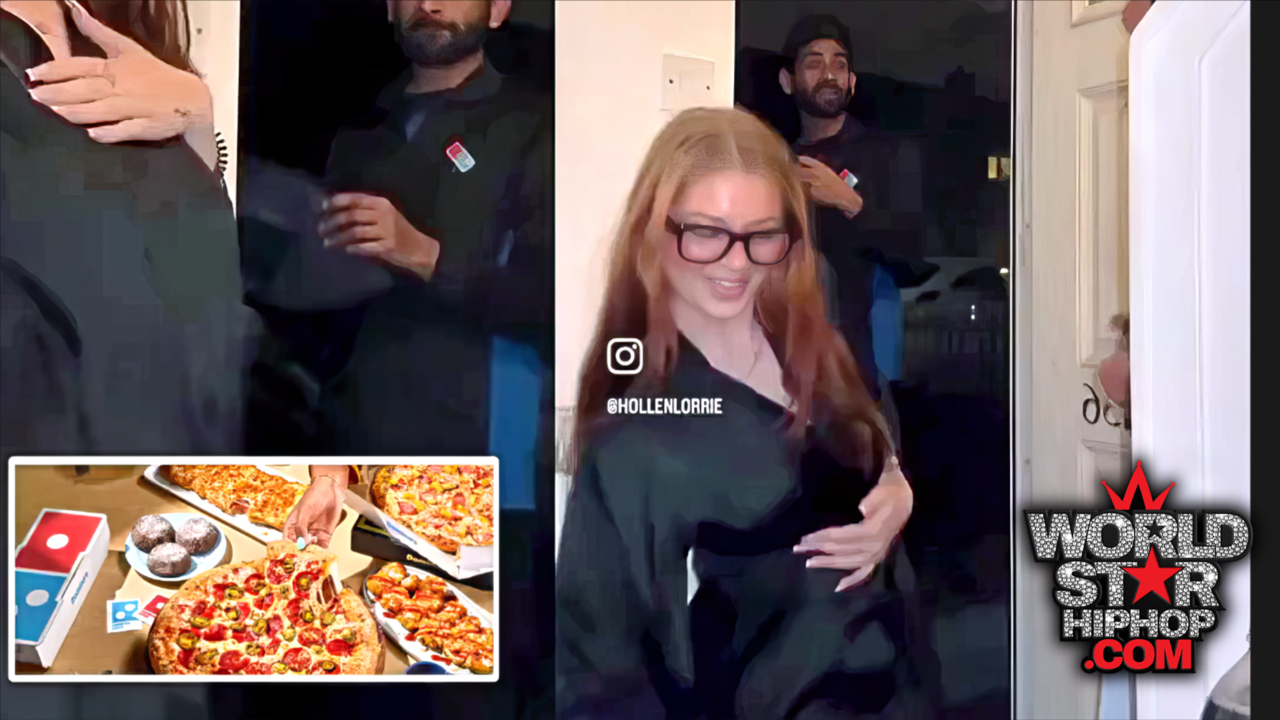 Domino’s Delivery Driver Gets The Wildest Tip After Two Women In Robes Flash Him At The Door “Can I See That Again”