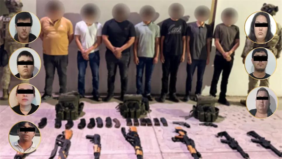 Fourteen Suspected Hitmen Arrested With Rifles, Fentanyl, and Armored Vehicles in Two Operations in Culiacán