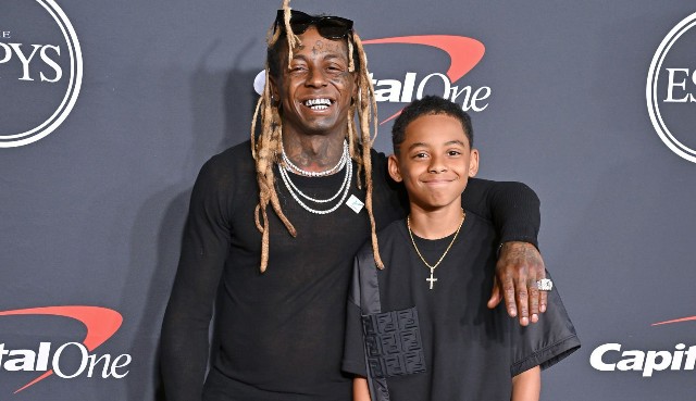 Lil Wayne’s Son Kameron Carter Honors Nipsey Hussle At New LA Memorial Spot