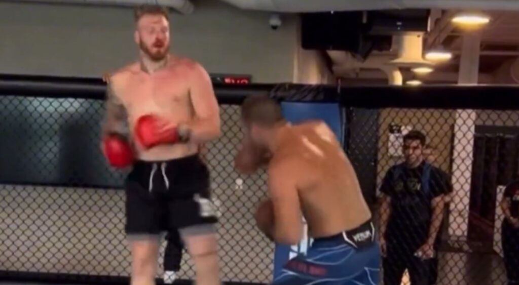 New Footage Shows NFL Star Maxx Crosby And Sean Strickland Throwing Hands In A Wild Sparring Session