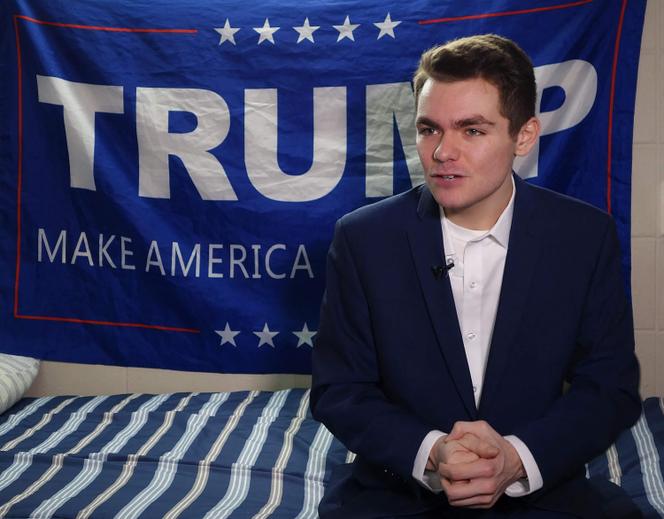 Nick Fuentes Believes Trump Might Drop A Nuke On Iran Because He Wants The History Books To Say He Did It!