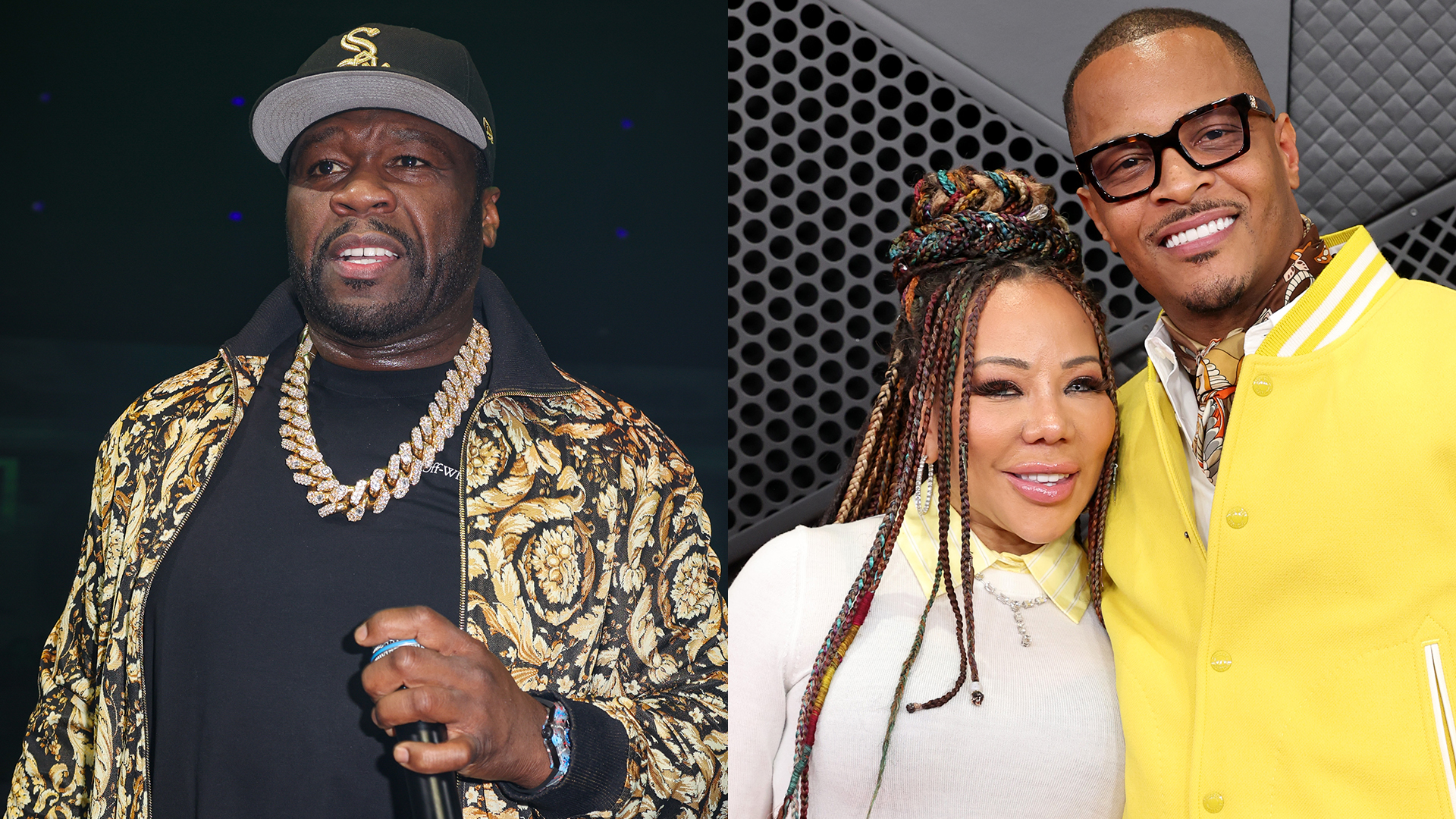 ‘Power’ Play! 50 Cent Disses T.I. & Tiny On ‘Power: Origins’ Theme, Threatens They’ll Need ‘Crisis PR’ For Documentary On Assault Allegations