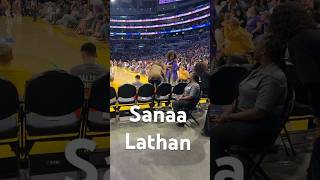 Sanaa Lathan Shuts Down The Sparks Game At 54!