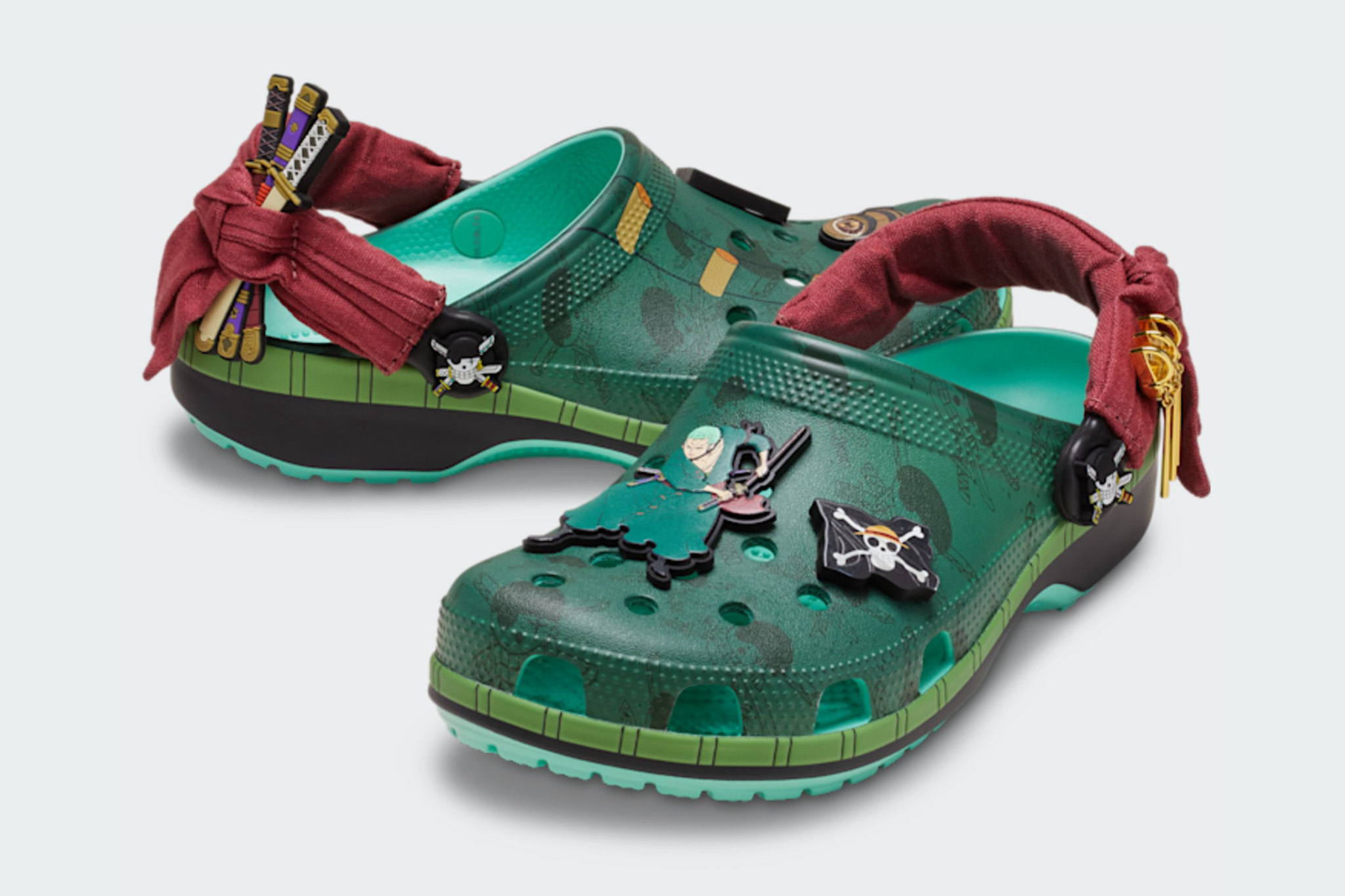 The One Piece x Crocs Classic Clog “Roronoa Zoro” is A Foot Locker Exclusive