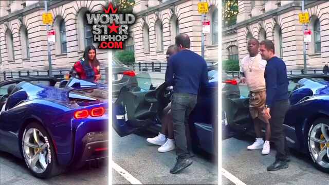 Tracy Morgan (57) Got Caught Struggling To Get Out His New Ferrari With A New Woman As Paparazzi Swarmed Him