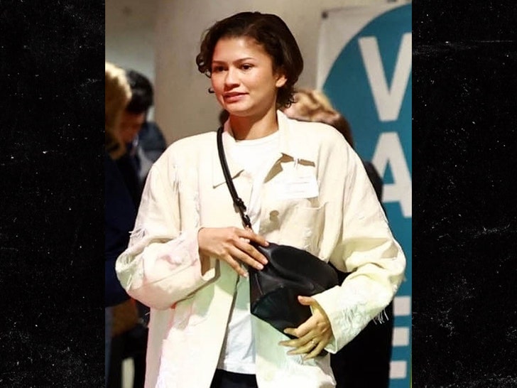 Zendaya Snapped Wearing Band on Wedding Finger Back in February