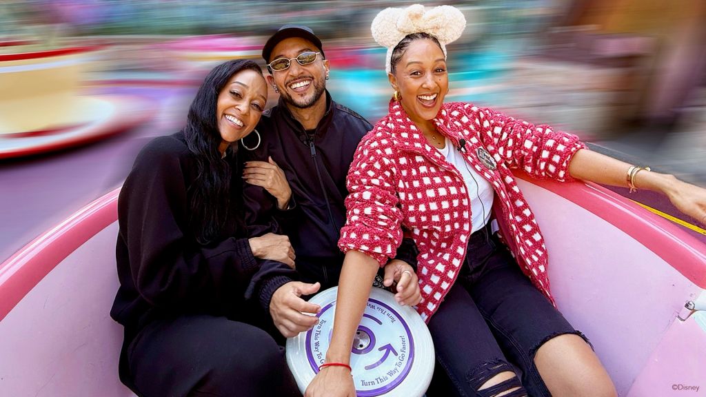Sister, Sisters And A Smart Guy! Tia, Tamera & Tahj Spin Themselves Into A Tea-Spilling Tizzy In Disney’s Star-Studded New ‘Teacup Confessions’ Series