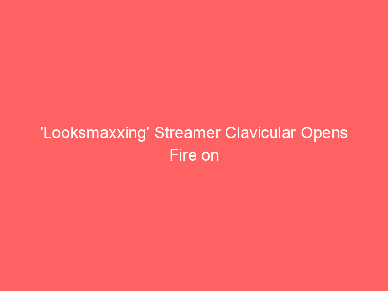 ‘Looksmaxxing’ Streamer Clavicular Opens Fire on Dead Alligator, on Video